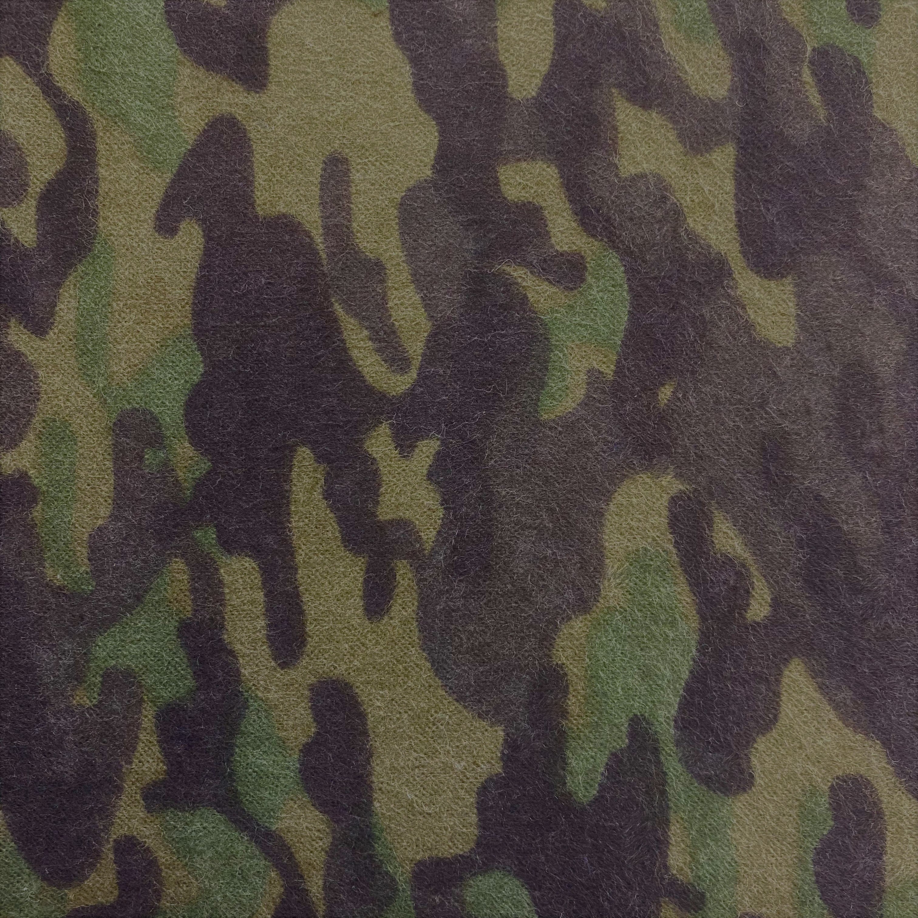 Flannel - Camo Woodland – Brador Fabrics